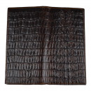 Чоловічий гаманець без застібки з натуральної шкіри шоколад
