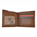 Мужской кошелек без застежки из натуральной кожи рыжий Мужской кошелек без застежки из натуральной кожи рыжий