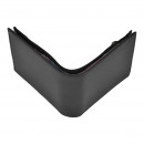 Чоловічий гаманець без застібки з натуральної шкіри чорний