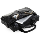 Чоловічий портфель з натуральної шкіри чорний Vintage Чоловічий портфель з натуральної шкіри чорний Vintage