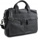 Чоловічий портфель з натуральної шкіри чорний Vintage Чоловічий портфель з натуральної шкіри чорний Vintage