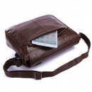 Чоловічий портфель з натуральної шкіри рудий темний Vintage Чоловічий портфель з натуральної шкіри рудий темний Vintage