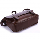 Чоловічий портфель з натуральної шкіри рудий темний Vintage Чоловічий портфель з натуральної шкіри рудий темний Vintage