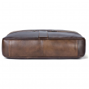 Чоловічий портфель з натуральної шкіри рудий темний Vintage