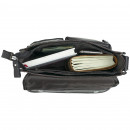 Чоловіча сумка через плече з натуральної шкіри чорна Vintage Чоловіча сумка через плече з натуральної шкіри чорна Vintage