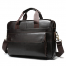 Чоловічий портфель з натуральної шкіри рудий темний Vintage Чоловічий портфель з натуральної шкіри рудий темний Vintage