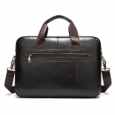 Чоловічий портфель з натуральної шкіри рудий темний Vintage Чоловічий портфель з натуральної шкіри рудий темний Vintage