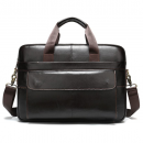 Чоловічий портфель з натуральної шкіри рудий темний Vintage Чоловічий портфель з натуральної шкіри рудий темний Vintage