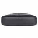 Чоловіча сумка через плече з натуральної шкіри чорна Vintage