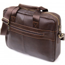 Чоловічий портфель з натуральної шкіри рудий темний Vintage Чоловічий портфель з натуральної шкіри рудий темний Vintage