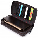 Мужской клатч из натуральной кожи коричневый Karya