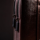 Мужской клатч из натуральной кожи коричневый Karya