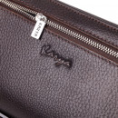 Чоловічий клатч з натуральної шкіри рудий темний Karya