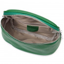 Женская сумка через плечо из натуральной кожи зеленая Vintage