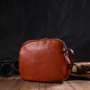 Жіноча сумка через плече з натуральної шкіри руда Vintage